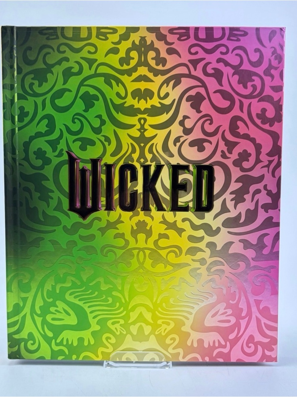 Universal Hardcover Book - Pink, Yellow, Green Gradient Ornate Cover